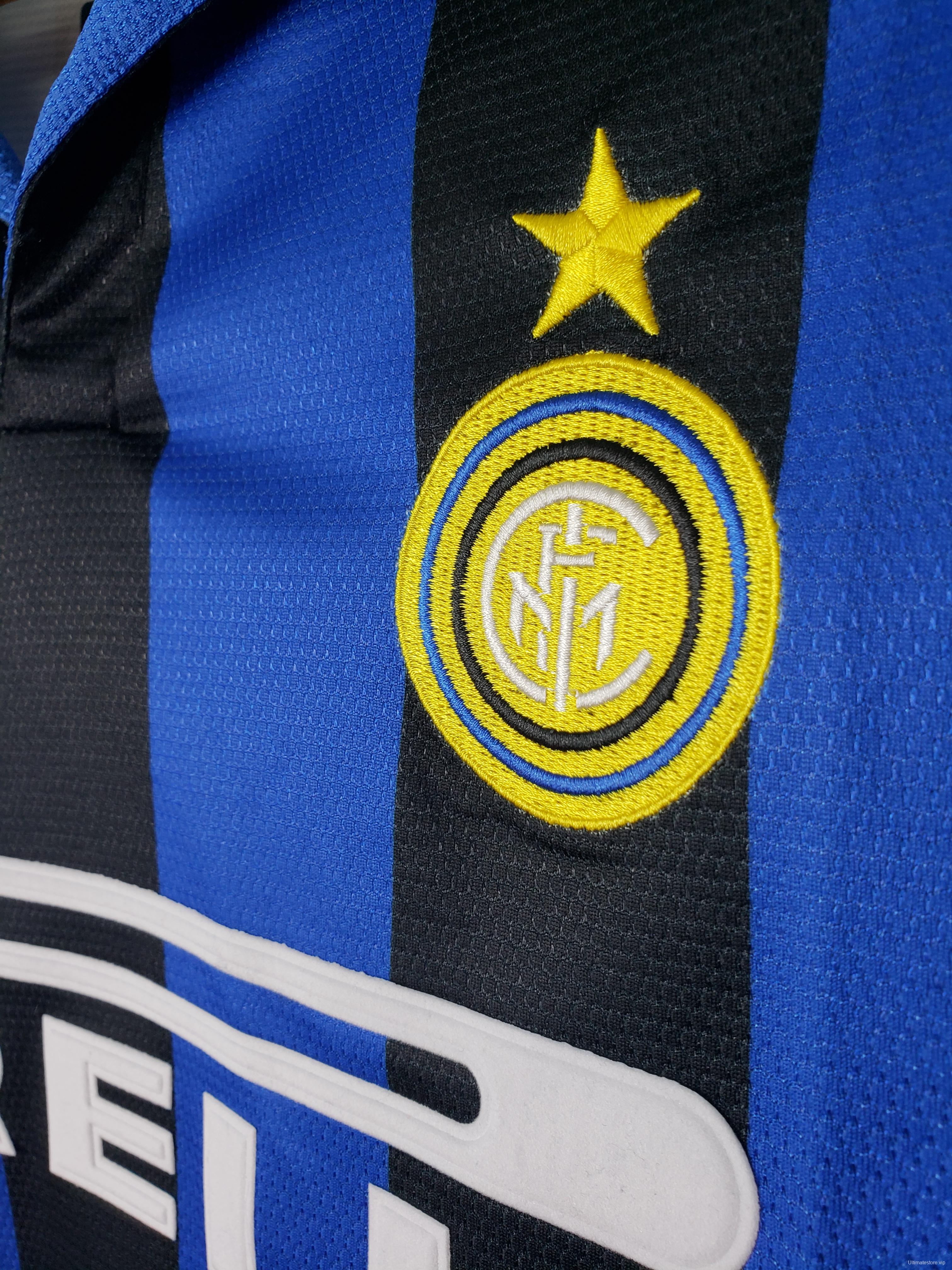 Retro 98/99 Inter Milan Home Long Sleeve Jersey