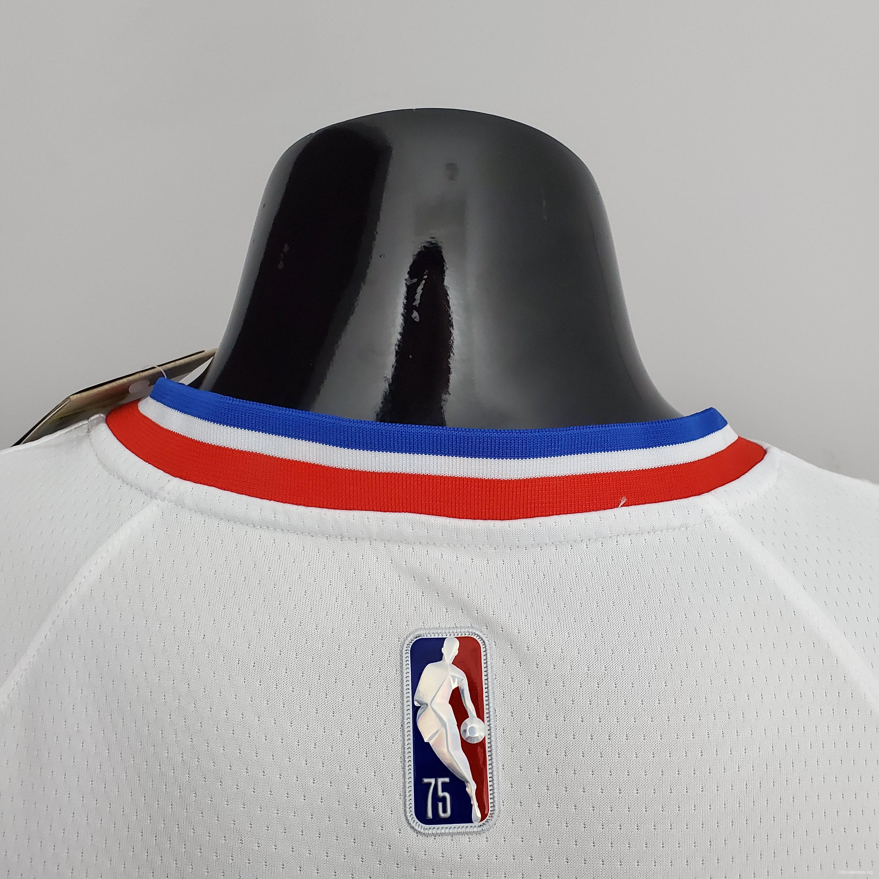 75th Anniversary Philadelphia 76ers HOWARD#39 White NBA Jersey