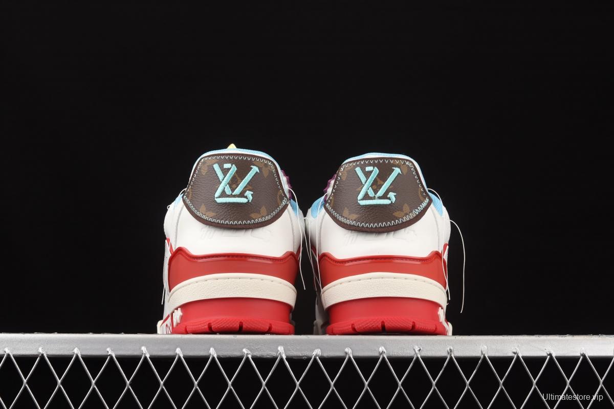 Authentic LV 2021s LV Trainer is limited to the latest color matching in autumn