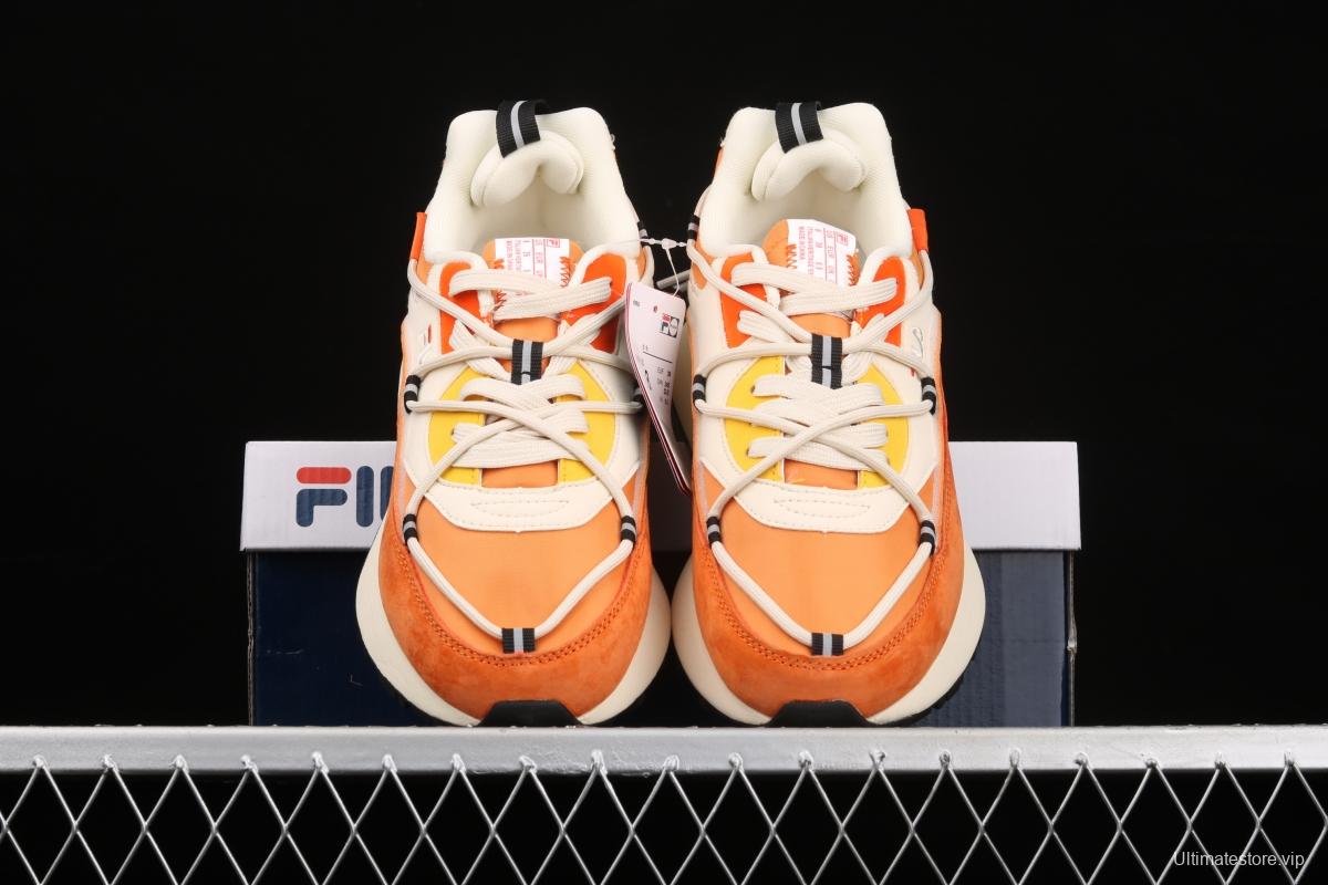 Fila Jogger spring and summer style orange soda hit color couple sports shoes T12W111108FGA