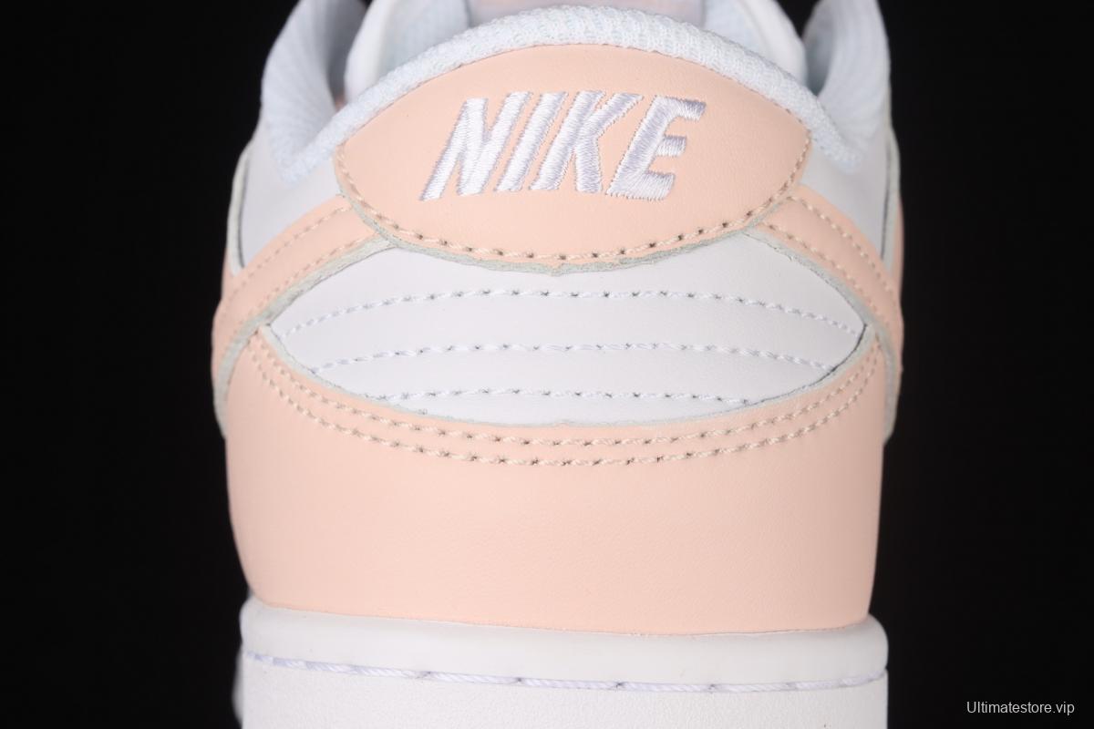 NIKE DUNK Low Next Nature white and pink SB rebound fashion casual board shoes DD1873-100