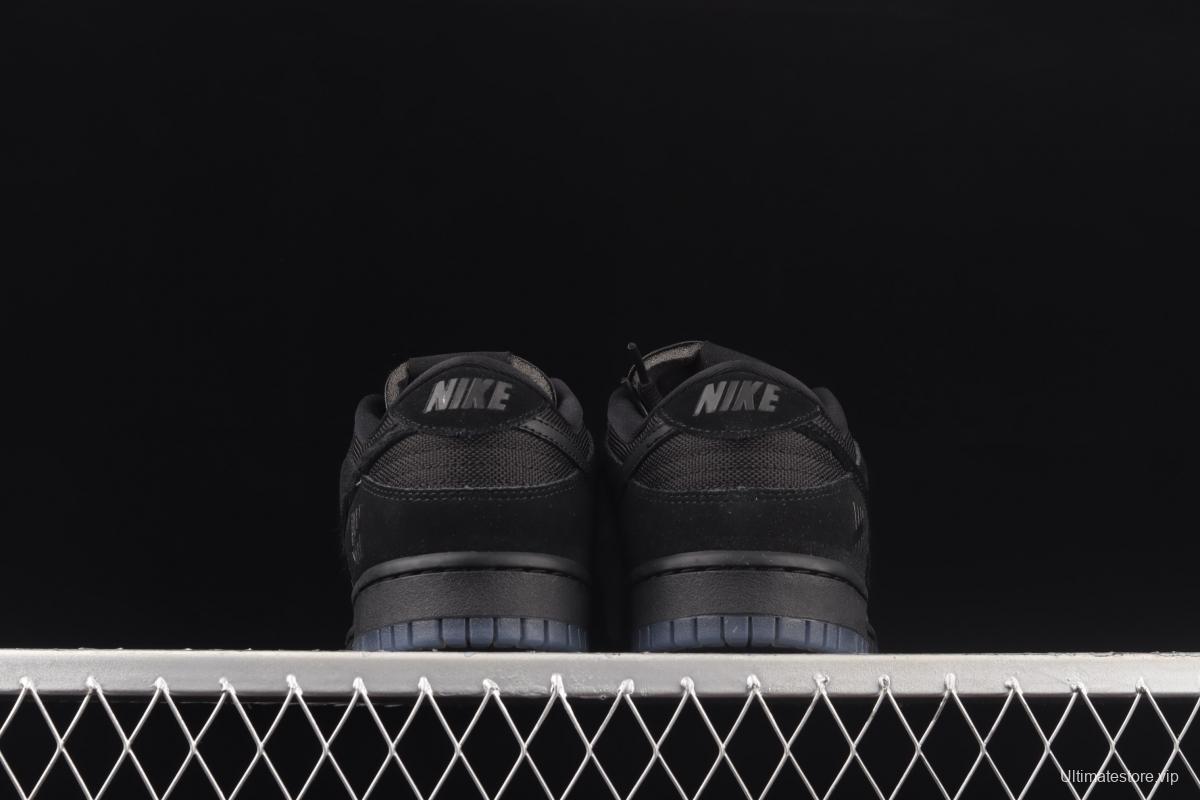 UNDFEATED x NIKE DUNK Low black soul color dunk series low-side leisure sports skateboard shoes DO9329-001