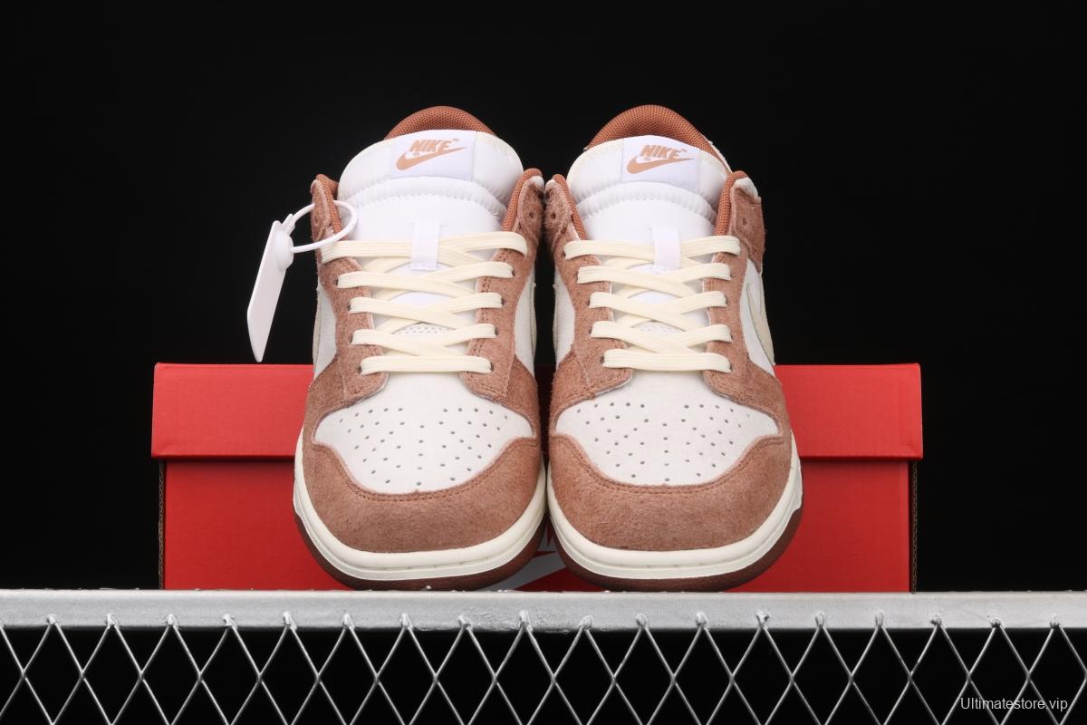 NIKE SB DUNK Low Prm milk brown SB buckle rebound fashion casual board shoes DD1390-100