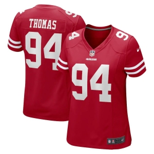 Women's Solomon Thomas Scarlet Player Limited Team Jersey