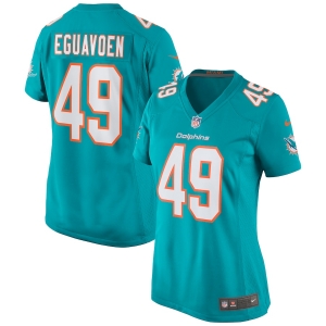 Women's Sam Eguavoen Aqua Player Limited Team Jersey