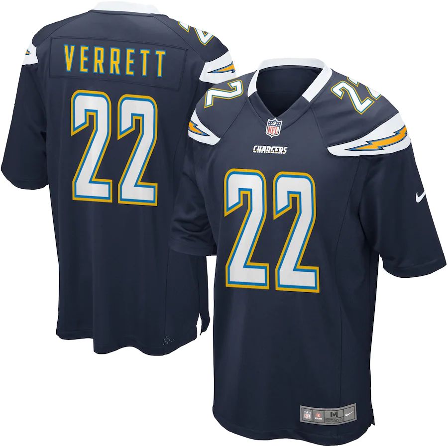 Mens Jason Verrett Navy Blue Player Limited Team Jersey