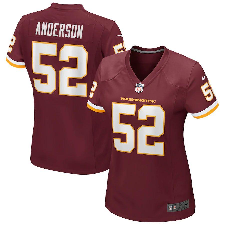 Women's Ryan Anderson Burgundy Player Limited Team Jersey