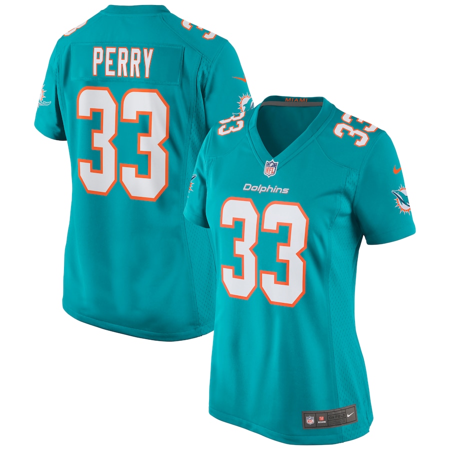Women's Jamal Perry Aqua Player Limited Team Jersey