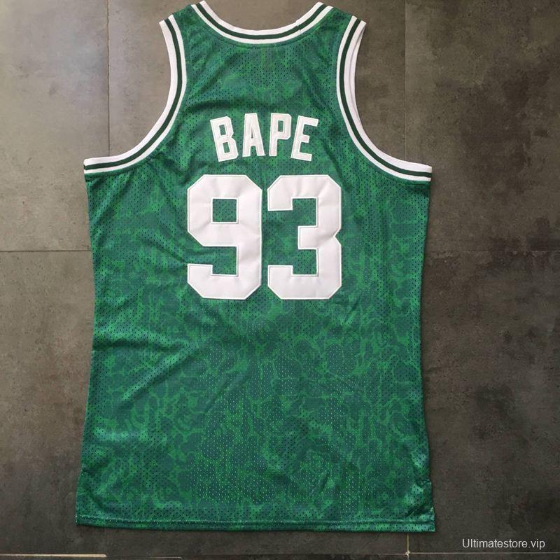 Men's BAPE Green Retro Classic Team Jersey