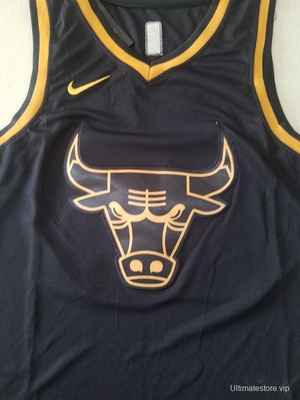 Michael Jordan 23 Black Golden Edition Jersey