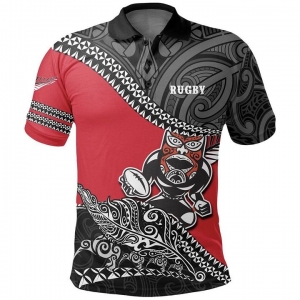 Māori All Blacks 2020 Mens Football Polo Shirt