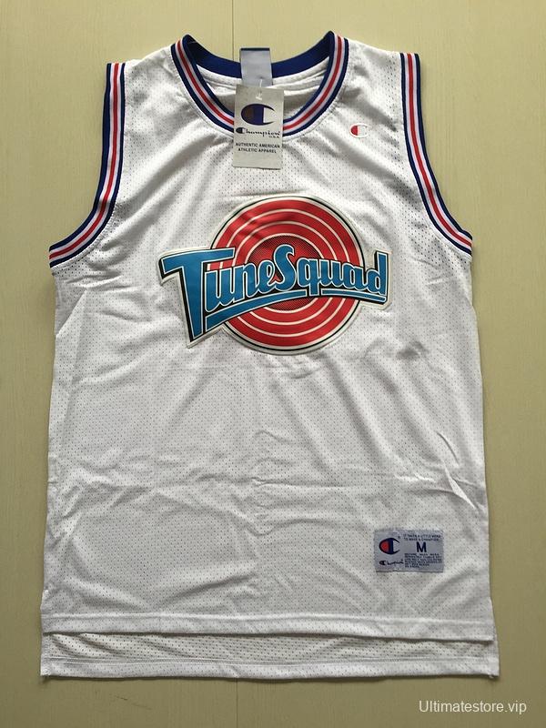 TAZ ！Movie Edition White Basketball Jersey