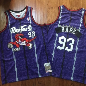 Men's BAPE Purple Retro Classic Team Jersey