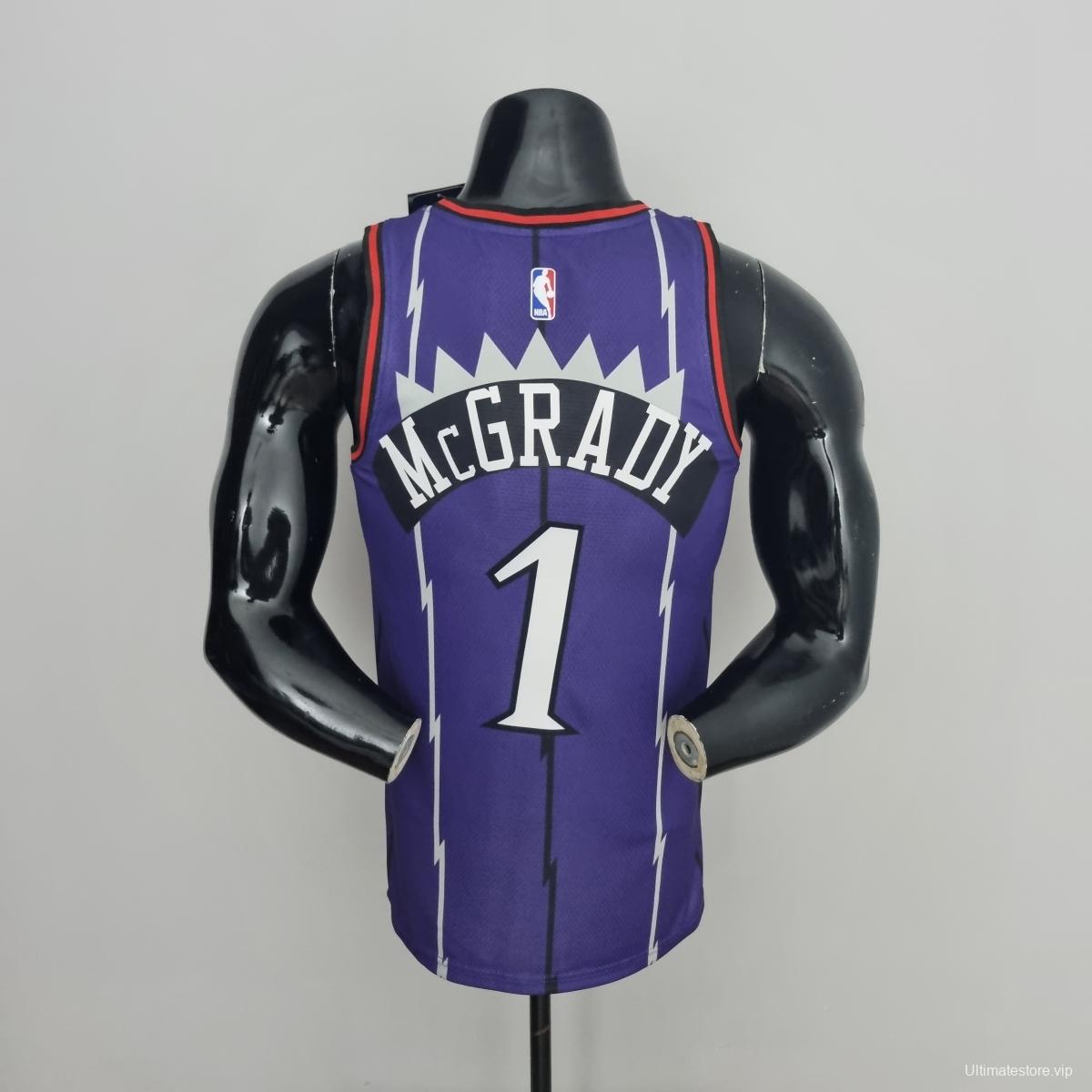 Toronto Raptors McGRADY#1 Purple NBA Jersey