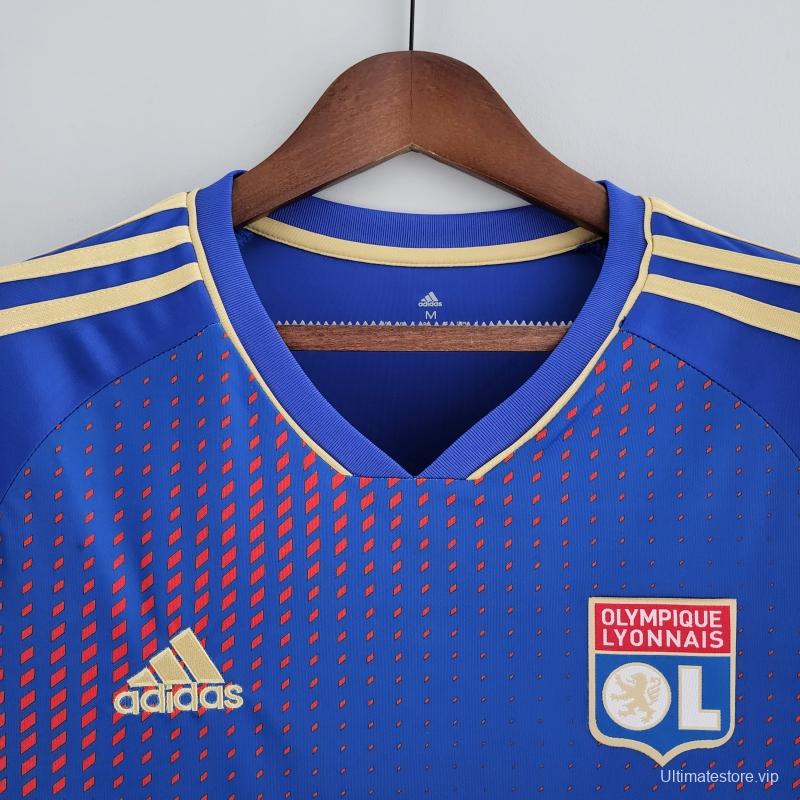 22/23 Lyon Forth Blue Soccer Jersey