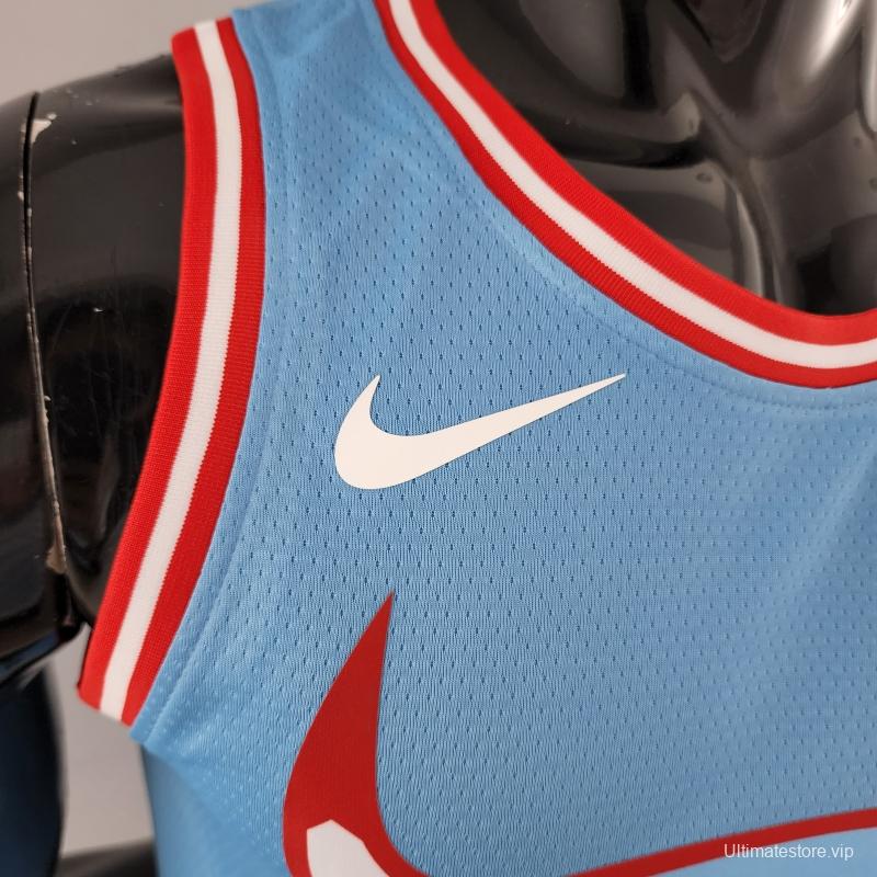 Chicago Bulls ROSE#1 Blue NBA Jersey