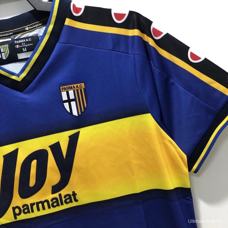 Retro 01/02 Parma Home Soccer Jersey