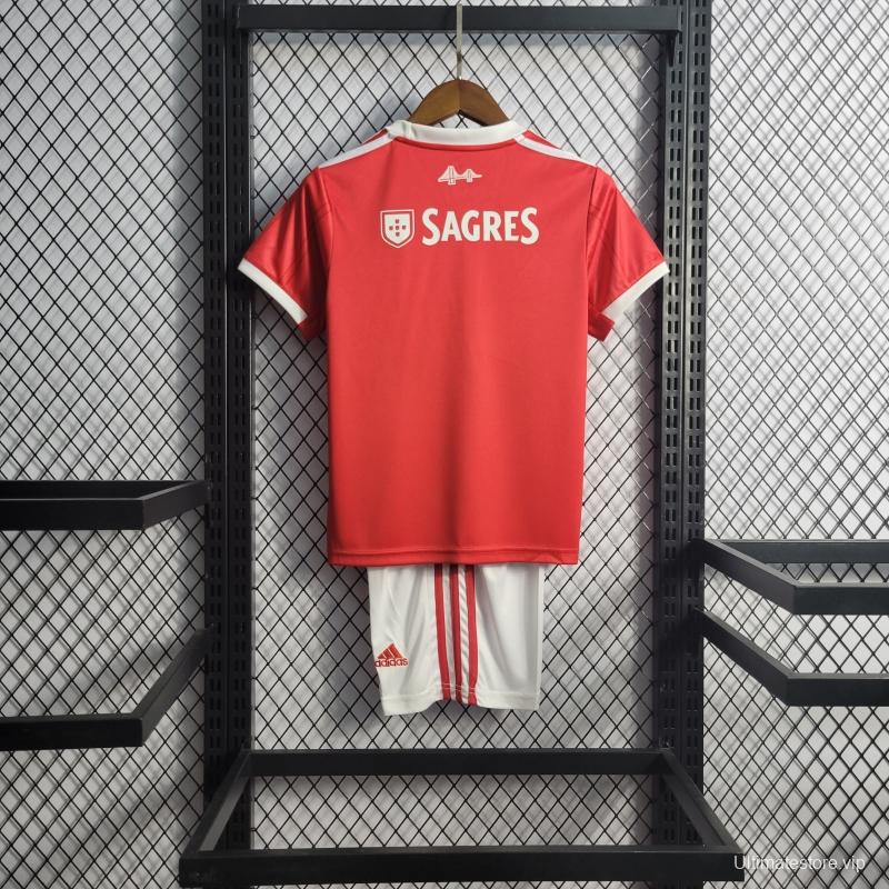 22/23 Kids Benfica Home Soccer Jersey