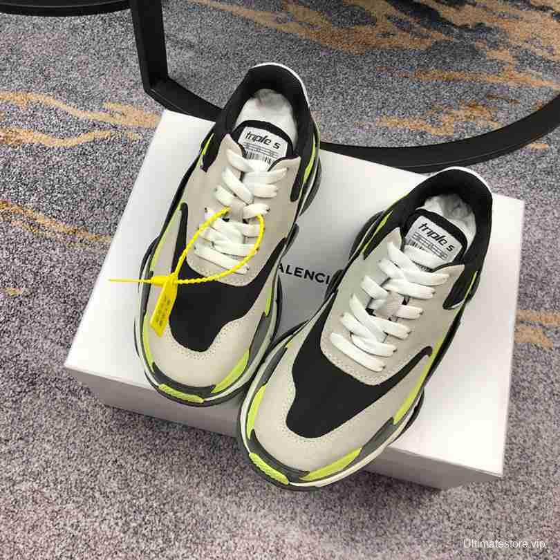 Men Balenciaga Triple-S 2 Green/Grey Sneaker