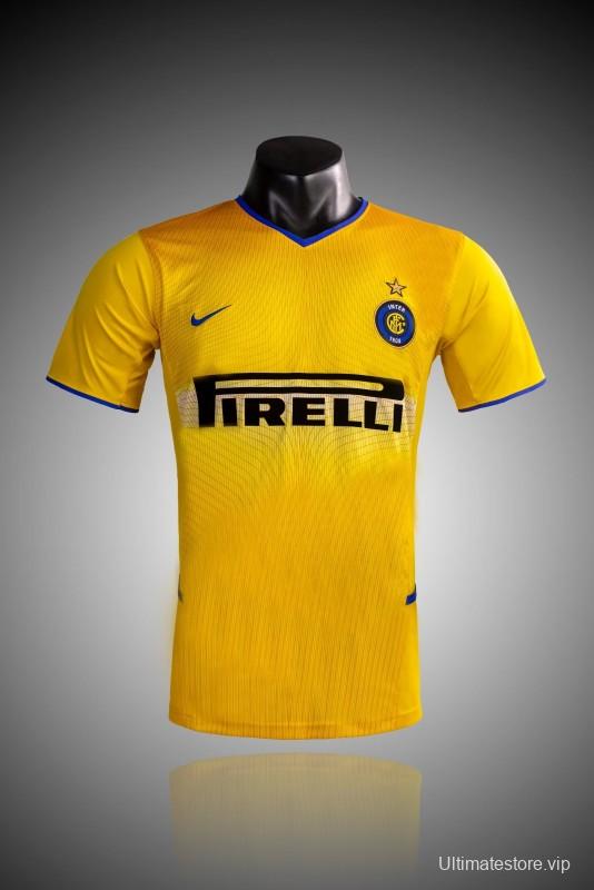 Retro 02/03 Inter Milan Third Yellow Jersey