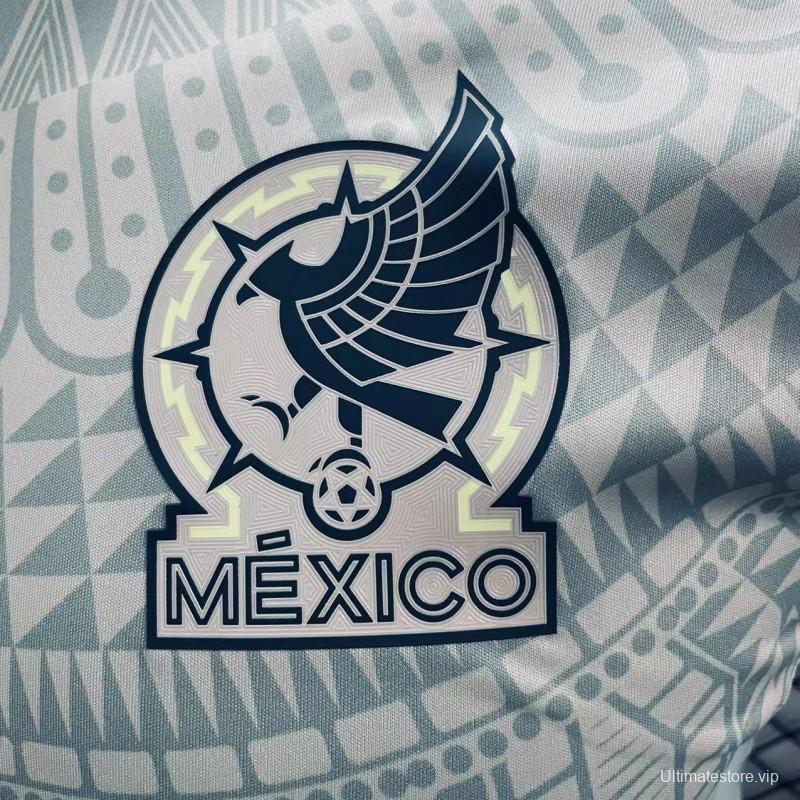 Player Version 2024 Mexico Long Sleeve Copa America Away Jersey
