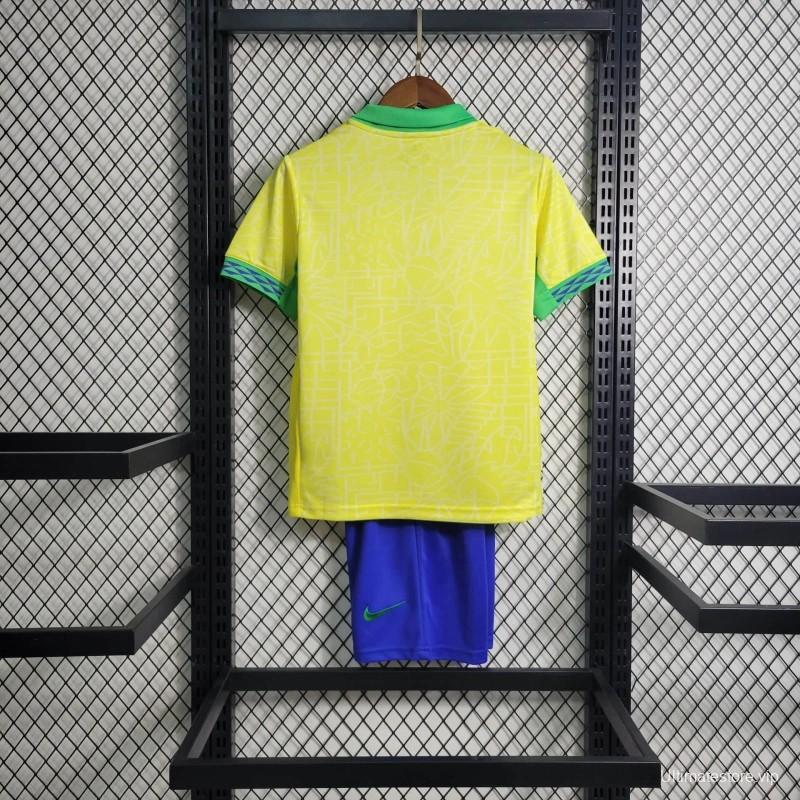 Kids 2024 Brazil Home Set