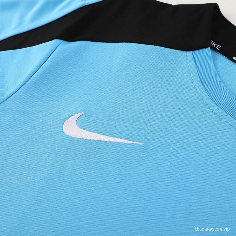 24/25 Nike Blue/black Short Sleeve Jersey+Shorts