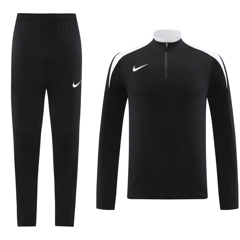 24/25 Nike Black Half Zipper Jacket+Long Pants