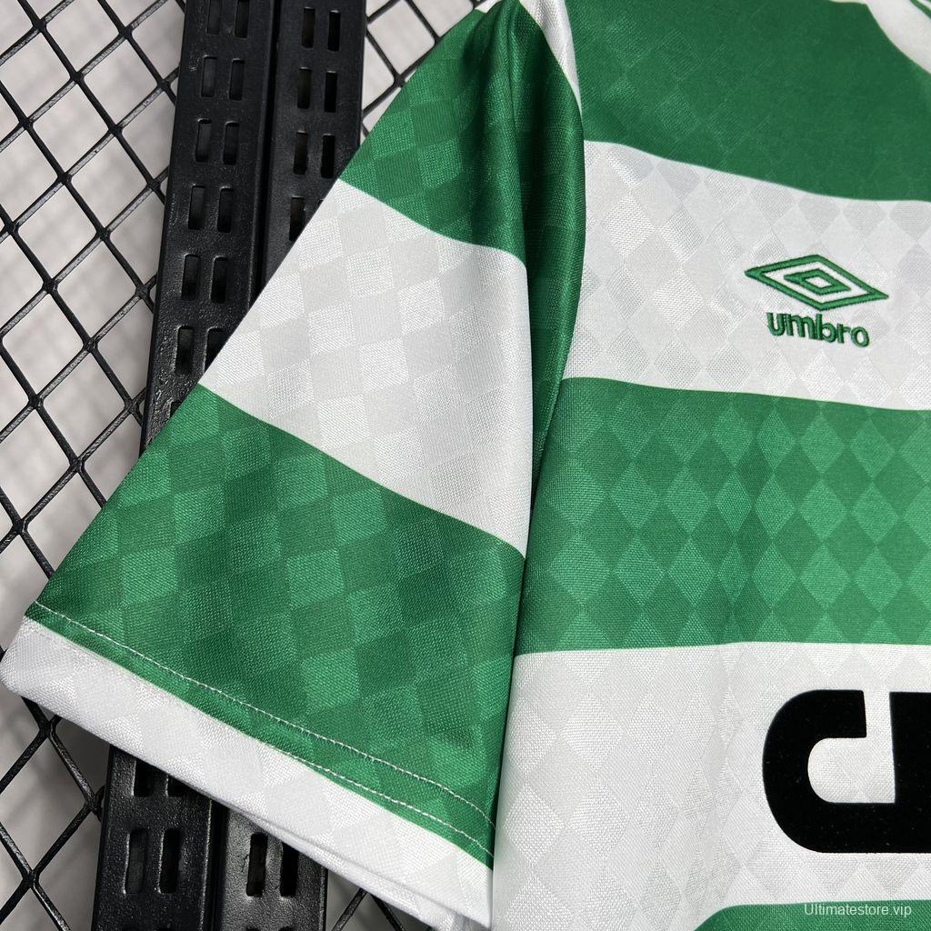 Retro 89/91 Celtic Home Jersey