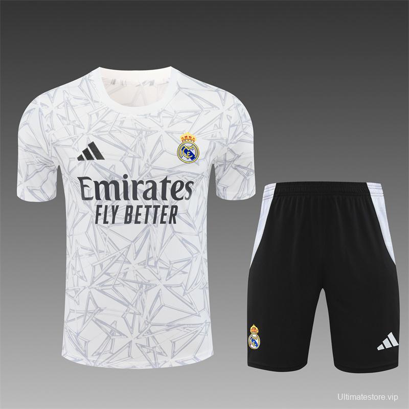 24/25 Real Madrid White Special Short Sleeve Jersey+Shorts