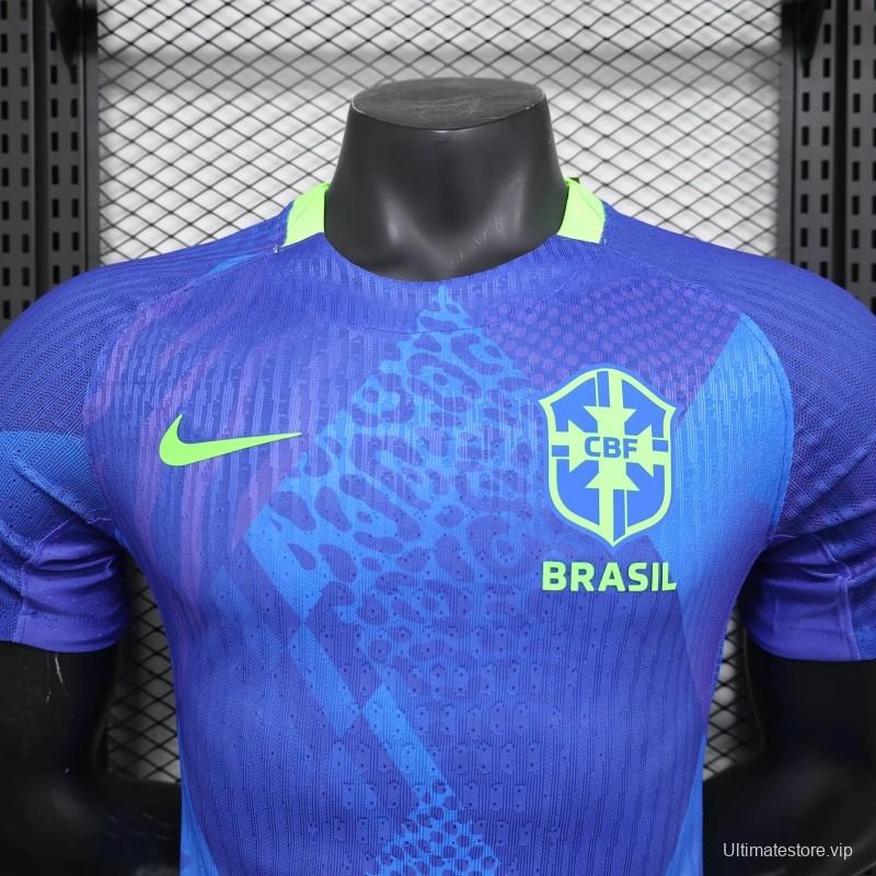 25/26 Player Version Brazil Blue Jersey