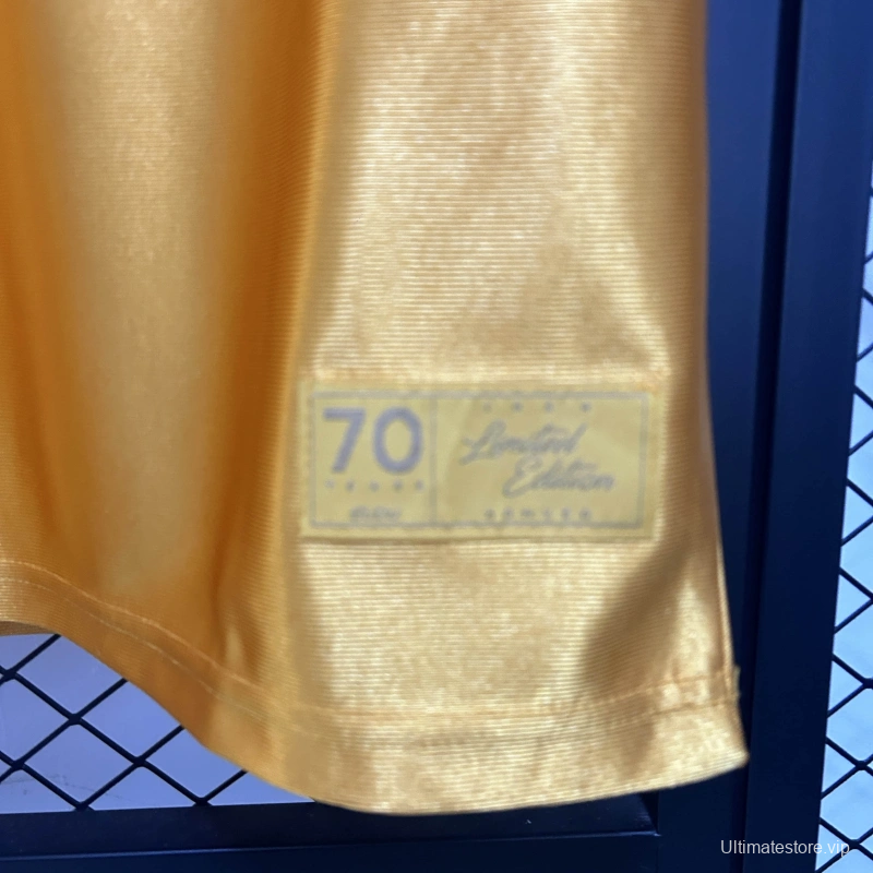 25/26 Wolves 70th Anniversary Yellow