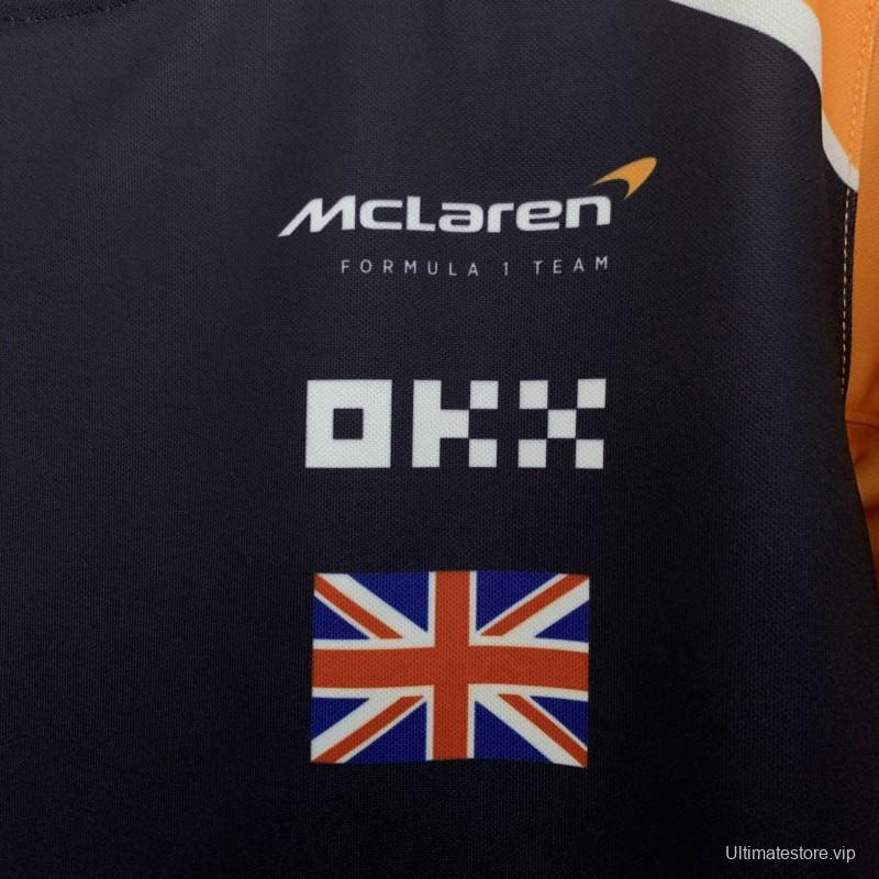 2025 F1 Formula Orange/Navy Mclaren Norris Jersey