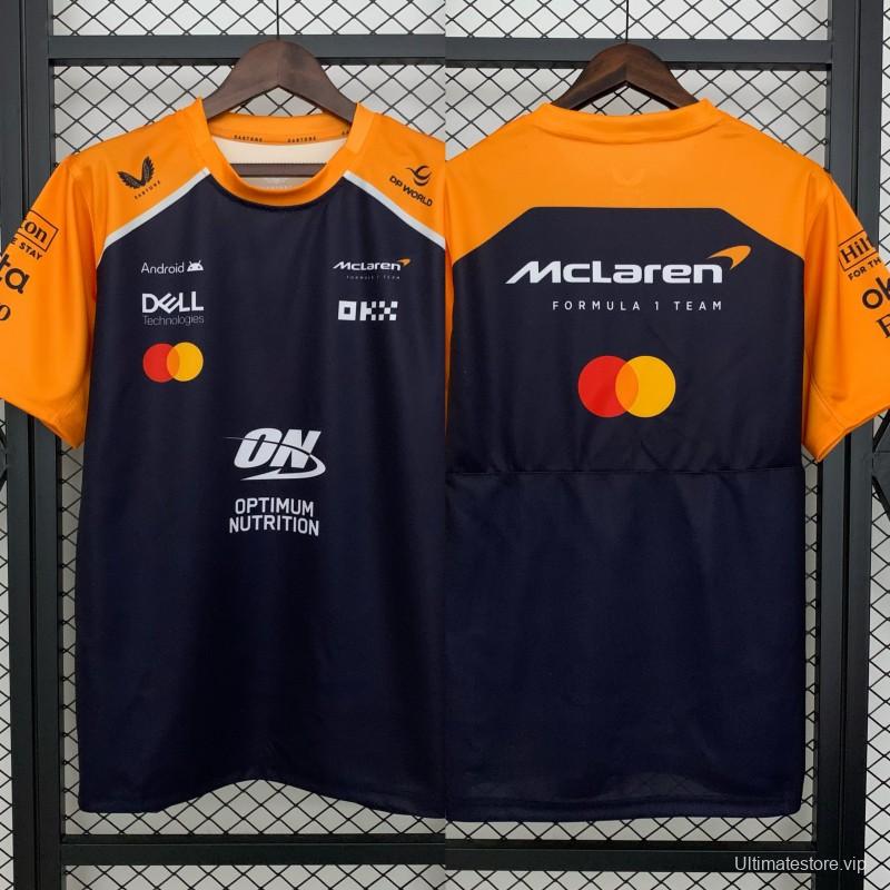 2025 F1 Formula Orange/Navy Mclaren Jersey
