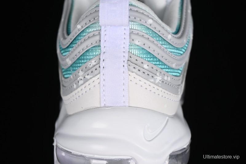 Nike Air Max 97 Custom Full-Sole Air Cushion Retro Bullet Running Shoes - 921826-101