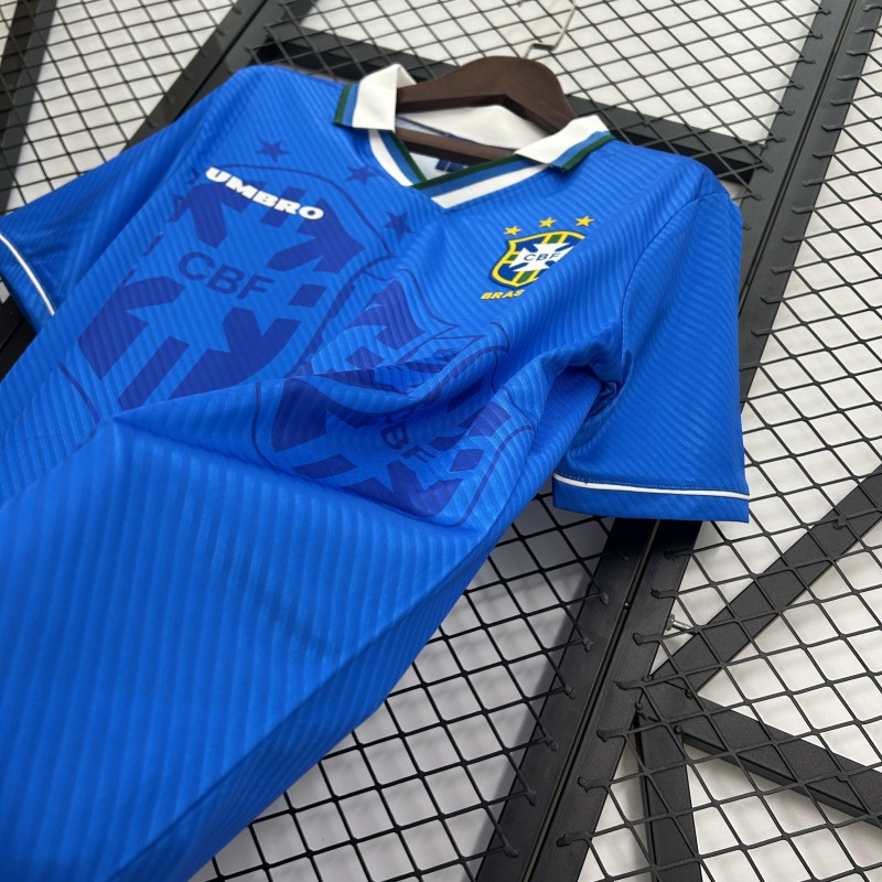 1994 Retro Brazil Away Jersey