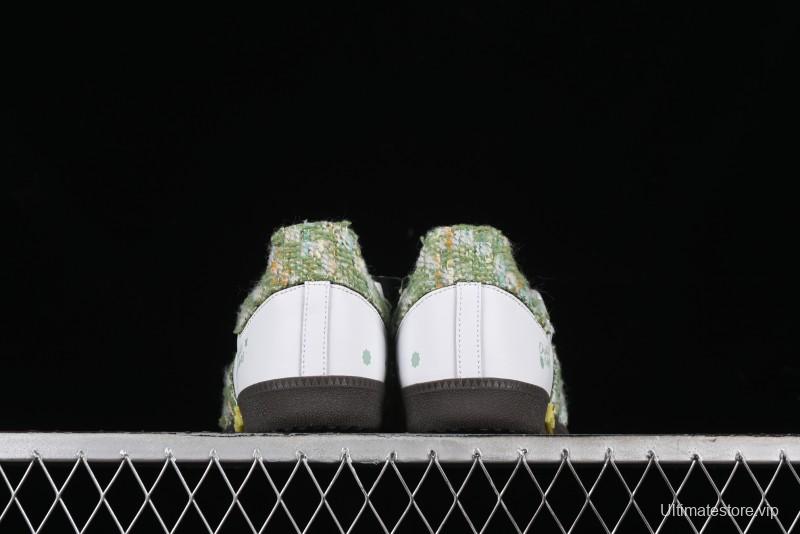 Adidas Originals Samba OG Low-Top Casual Sneakers with Panda Mischief Design - B75806