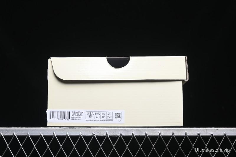 Nike Travis Scott x Fragment Design x Air Jordan 1 Low OG SP AJ1 Collaborative Sneakers - XS3086-004