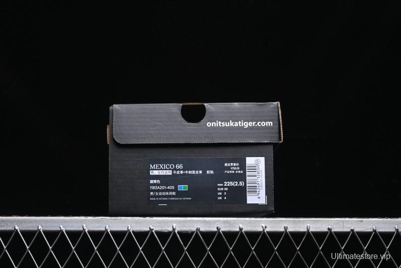 Onitsuka Tiger Mexico 66 Low-Top Leather Running Shoes - 1183A201-405