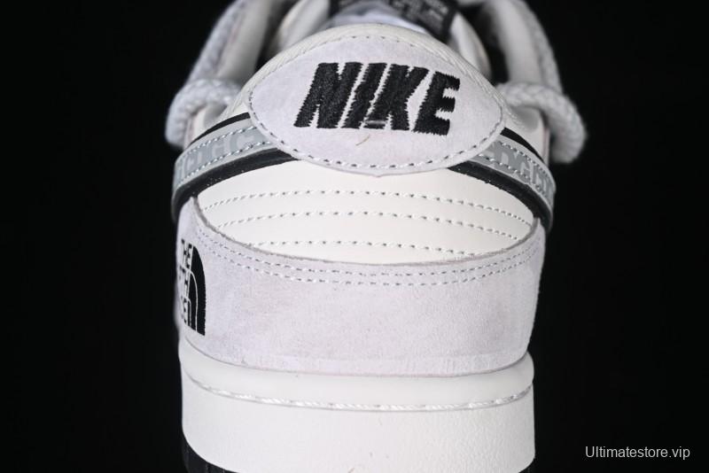 Nike SB Dunk Low The North Face x CDG Collaboration Anniversary Edition Customized Low-Top Skateboarding Shoes - XX3168-307