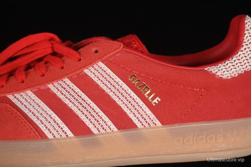 Adidas Originals Gazelle Indoor JI2756 Three Stripes Retro Casual Slip-Resistant Low-Top Sneakers - JI2756