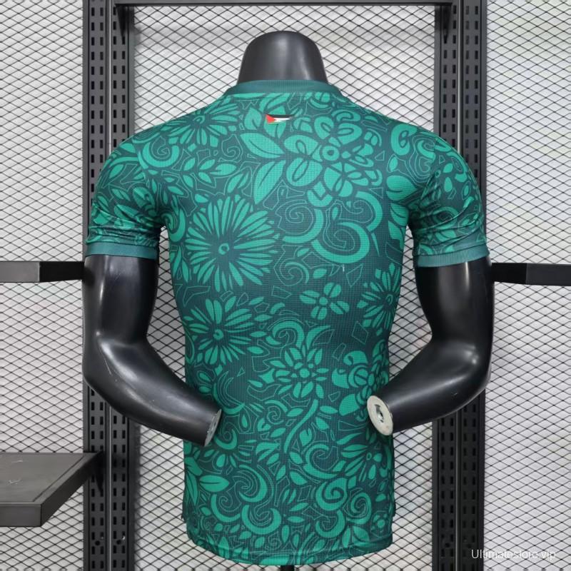 Player Version 25/26 FC Palestine Green with Traditional Islamic Pattern Jersey