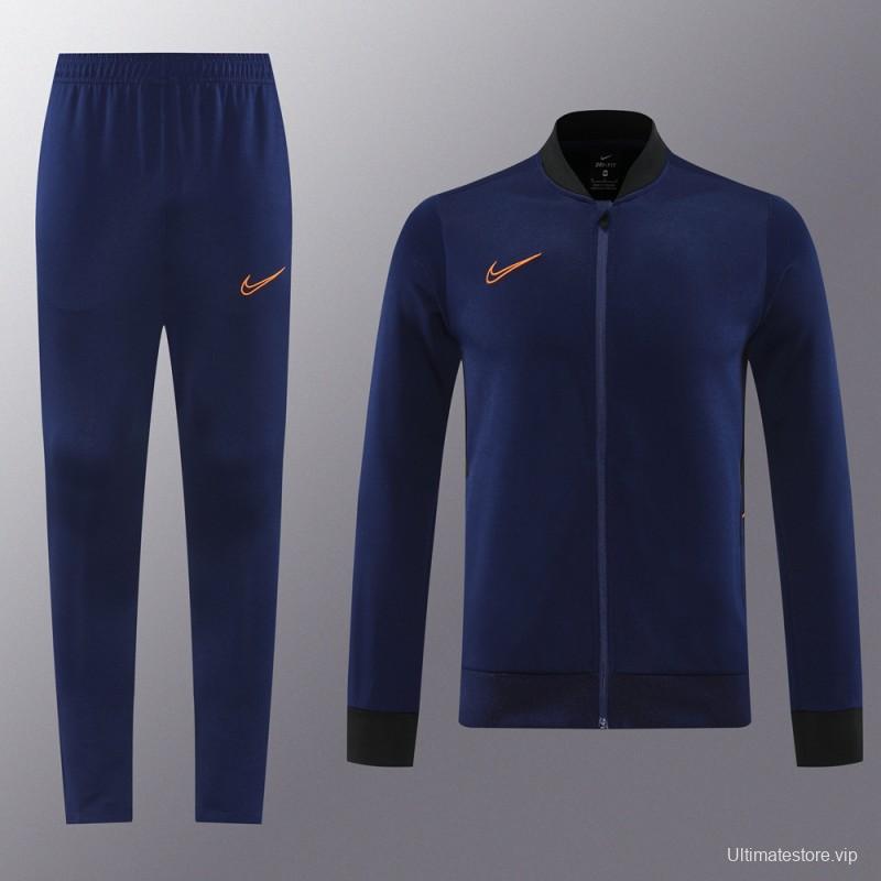 2025 NIKE Navy Full Zipper Jacket + Long Pants