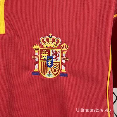 Retro 1998 Spain Home Jersey