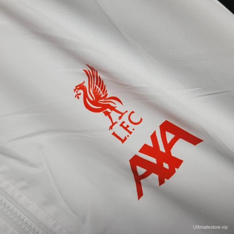 25/26 Liverpool Jacket White Windbreaker