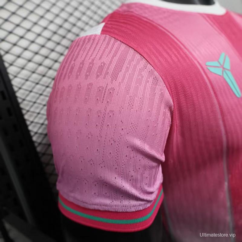 Player Version 25/26 FC Barcelona Pink with Gradient Fade Jersey