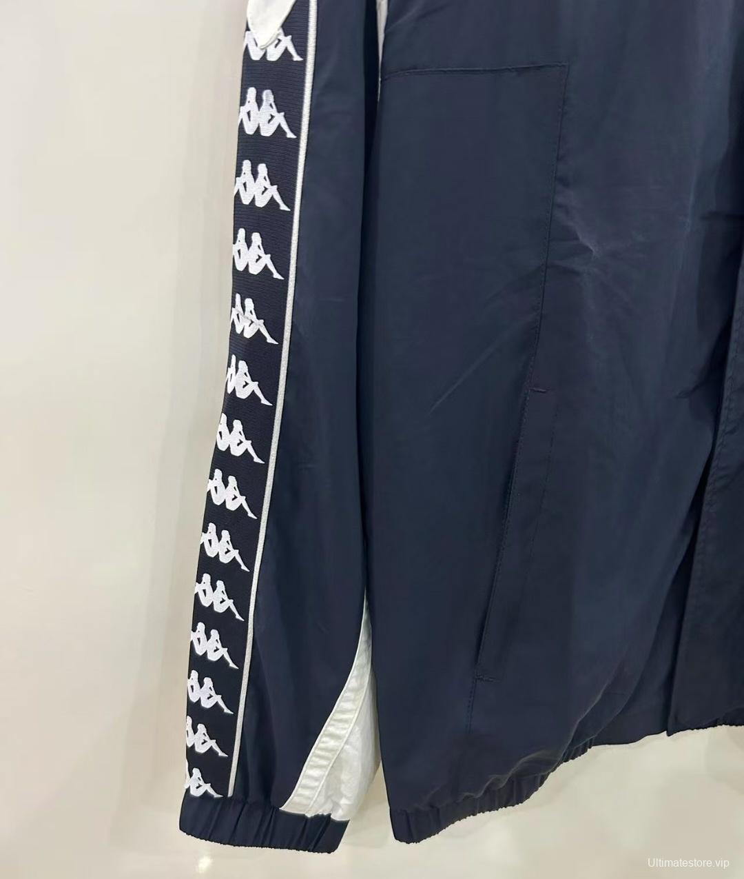 25/26 Manchester United 1967 Style Black/White Windbreaker