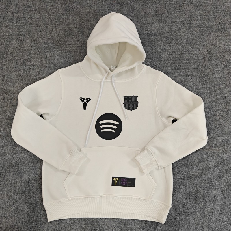 25/26 Barcelona Fleece-lined Kobe Fleece-lined hoodie 9 Colors