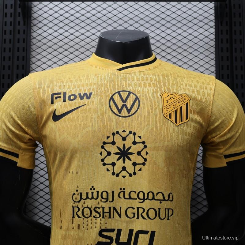 Player Version 25/26 Al-Ittihad Third Yellow Jersey