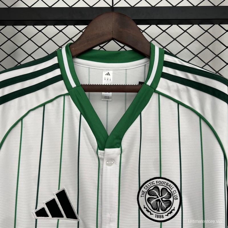 25/26 Celtic US Pack Baseball Jersey
